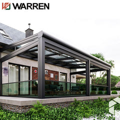 Solarium panels window sunroom glass house pergola aluminium sunroom