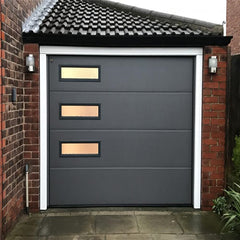 black sectional panel garage door remote garage door