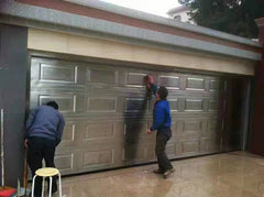 LVDUN Hot selling automatic overhead aluminum frame glass sectional garage door