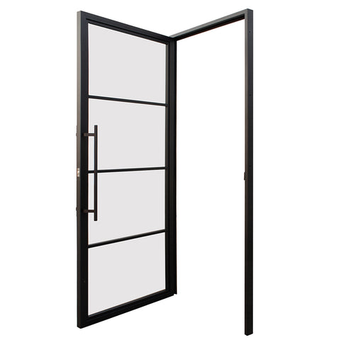 LVDUN Toughen Glass Design European High Quality Swing Door