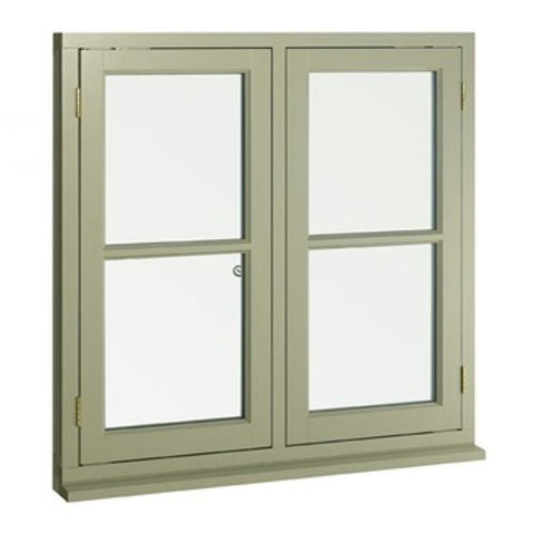 LVDUN Aluminum French Hardware American Style Reflective Glass Aluminium Casement Window