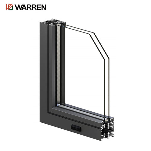 Warren Hot Sale New York 4 Panels Tilt and Turn Casement Window Open and Tilt Turn Aluminum House Windows