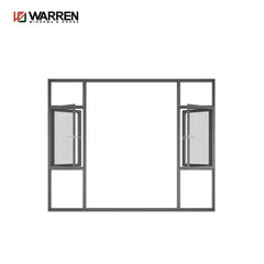 Warren 12x6 casement window with stainless steel flyscreen double glass