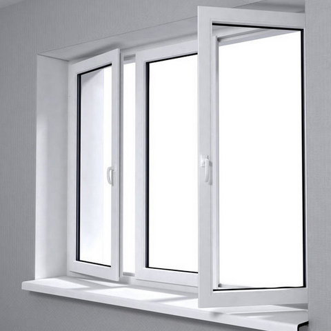 Modern Design Hot Sale House Used Tempered Glass PVC Frame Casement Windows