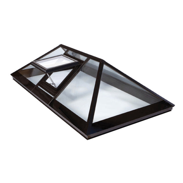 LVDUN Thermal break waterproof double glazing glass aluminum profile pyramid roof Australia for skylight