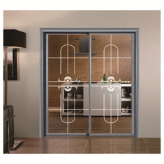 Top Window Luxurious Decorative PVC Plastic Aluminium Alloy Fiberglass MDF Interior Door For Sale Nigeria Egypt South Africa