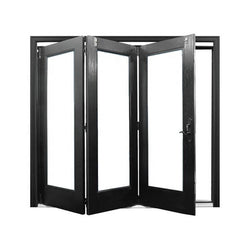 LVDUN Horizontal Sliding Style Aluminum Frame Bifold Folding Glass Balcony Window Extrusion Profiles