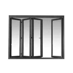 LVDUN Horizontal Sliding Style Aluminum Frame Bifold Folding Glass Balcony Window Extrusion Profiles