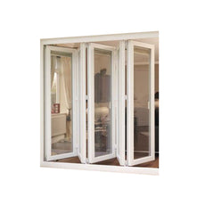 LVDUN waterproof insulated glass folding sliding door aluminum bi folding door