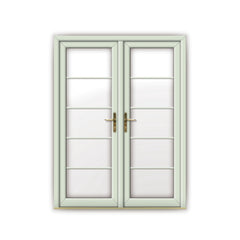 Top Window China Factory Direct Supply Aluminium French Style Kitchen Cabinet Door French Refrigerator Door for Sale