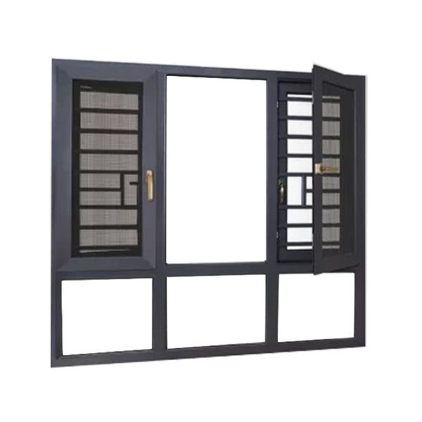 LVDUN Europe Simple Modern Aluminum Casement Window Security Grill Designs And Prices