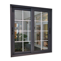 LVDUN Top Window Energy Saving Double Glazed Airtight Waterproof Weather Resistant Sliding Aluminium Window for Australia