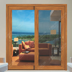 LVDUN lowes louver sliding aluminium glass screen door with blinds for toilet philippines price and design