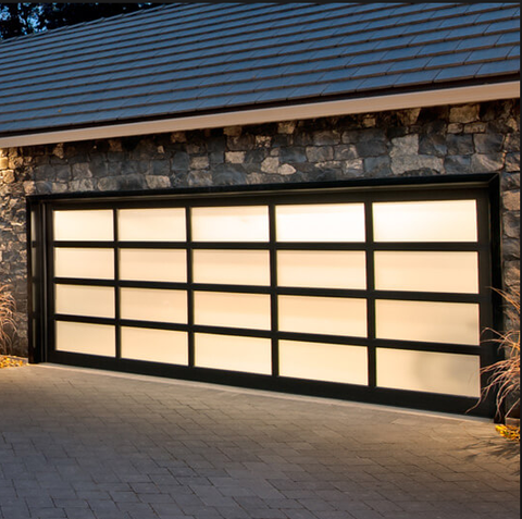 LVDUN Wholesale custom size fiberglass diy retractable aluminium garage rolling sliding screen door