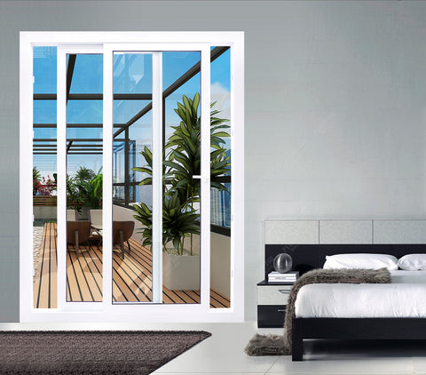 LVDUN soundproof upvc frame glass sliding doors price philippines