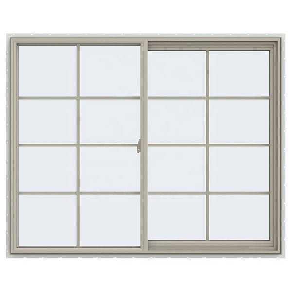 LVDUN Modern Design PVC Small Sliding Window Double Glazed Glass Soundproof White Vinyl Window Customized Sizes