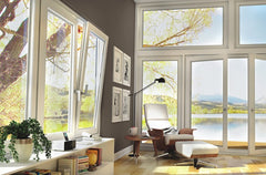 LVDUN Top Window China Factory Price Customized Aluminium Tilt Turn Double Glazed Window For Apartment