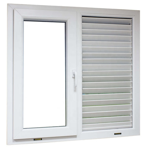 LVDUN Customized shutter window/ aluminum shutter/ glass louvre window