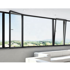 LVDUN Top Window China Factory Price Customized Aluminium Tilt Turn Double Glazed Window For Apartment