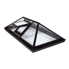 LVDUN China Manufacturer Customized Aluminum Glass Roof Fixed/Swing Window Roof Window With Low-e Glass Skylight