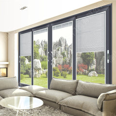 LVDUN cheap price fire rated aluminum sliding doors