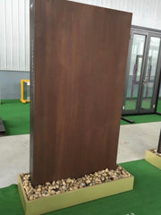 LVDUN Raw material Corten steel window&door design steel main gate design main door designs double door