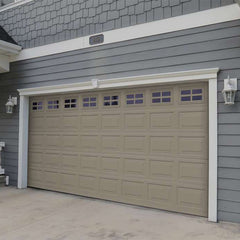 LVDUN Wholesale sliding solid wood garage door for residential