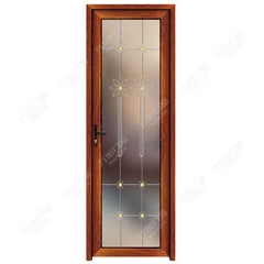 LVDUN aluminium frame interior living room frosted tempered glass door design price
