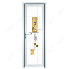 LVDUN aluminium frame interior living room frosted tempered glass door design price