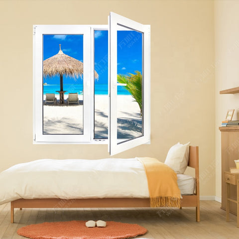 LVDUN cheap upvc/ pvc/ plastic glass casement/ swing window price philippines