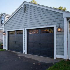LVDUN Wholesale sliding solid wood garage door for residential