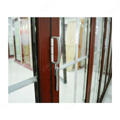 LVDUN waterproof soundproof exterior aluminium glass bi folding patio doors