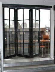 LVDUN Modern Style Entrance Steel Iron Door Steel Window High Quality Iron Grill Window Door Design