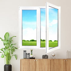 LVDUN cheap upvc/ pvc/ plastic glass casement/ swing window price philippines