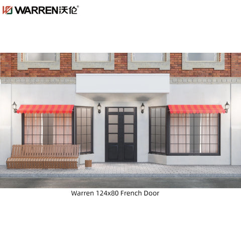 Warren 124x80 French Door With Internal Double Door Frame