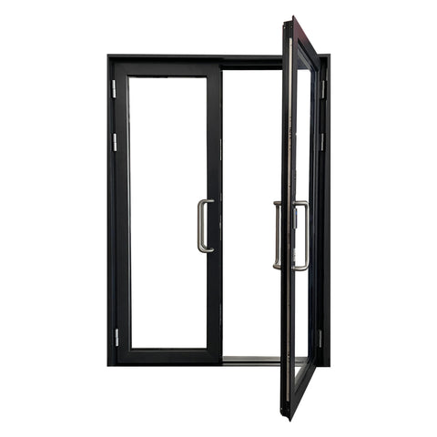 LVDUN  aluminium s in-swing and out-swing door with safety insulation glazing doors entry door
