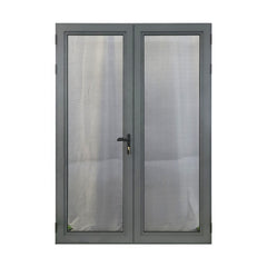 LVDUN Thermal break aluminum frame glass built in screen double glazed casement window