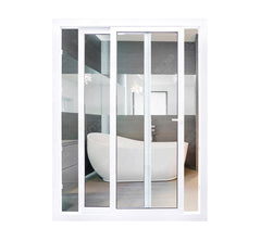 LVDUN modern plastic patio HD safe PVC sliding door