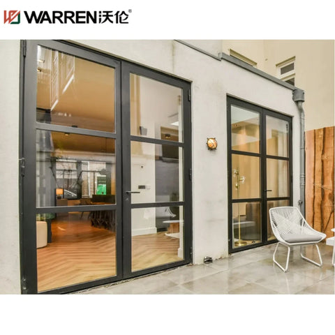 Warren 6 9 16 Prehung Exterior Door 6 Window Front Door Exterior Doors Black French Double Patio