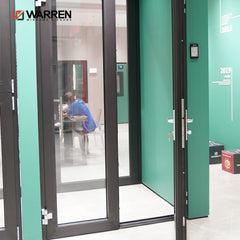 Factory Direct Sale Double Glass Aluminium Soundproof Used Exterior French Doors For Sale