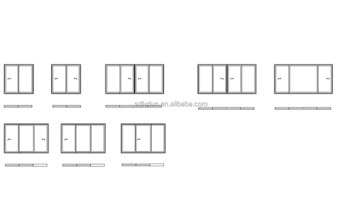 LVDUN 72x80 patio door 10year warranty sliding door