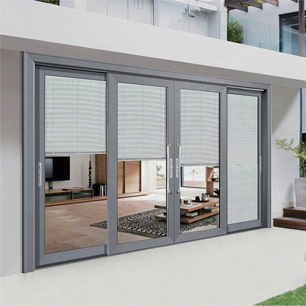 LVDUN Aluminum Sliding Door  USA Standard Wholesale Hotel Best Aluminums Sliding Doors With Tempered Aluminum Telescopic Sliding Door