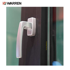 Warren China Aluminum WindowsThermal Break Aluminium Single Or Double Black Tilt Turn Casement Windows
