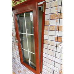 European style good quality rainproof double glass inward aluminum tilt and turn windows
