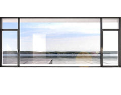 LVDUN High Quality Professional Huge Project Narrow Frame Double Tempered Glazed Aluminium Sliding Windows