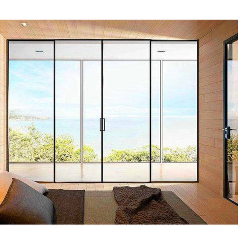LVDUN New luxury home residential steel doors prefabricated thermal break insulated sunroom for projects