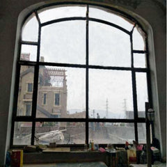 LVDUN round aluminum windows thermal break aluminum window