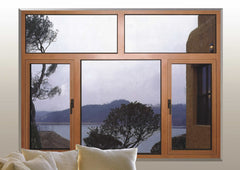 LVDUN High Quality Double Glazed Glass Aluminum Profile Casement Window