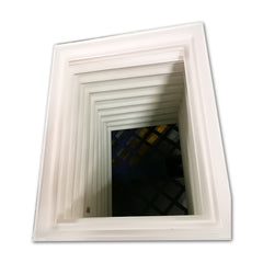 Custom High Quality Tinted Glass Plastic Frame Slider Window