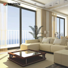 Warren High Quality Energy Efficient Thermal Break Aluminum Double Glazed Casement House Windows for sale